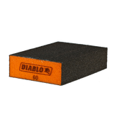 Diablo DFBBLOCMED01G 4" x 2-1/2" x 1" 60-Grit Flat Edge Sanding Sponge